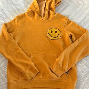 Aviator Nation Kids Hoodie Smiley in Gold - Size 12